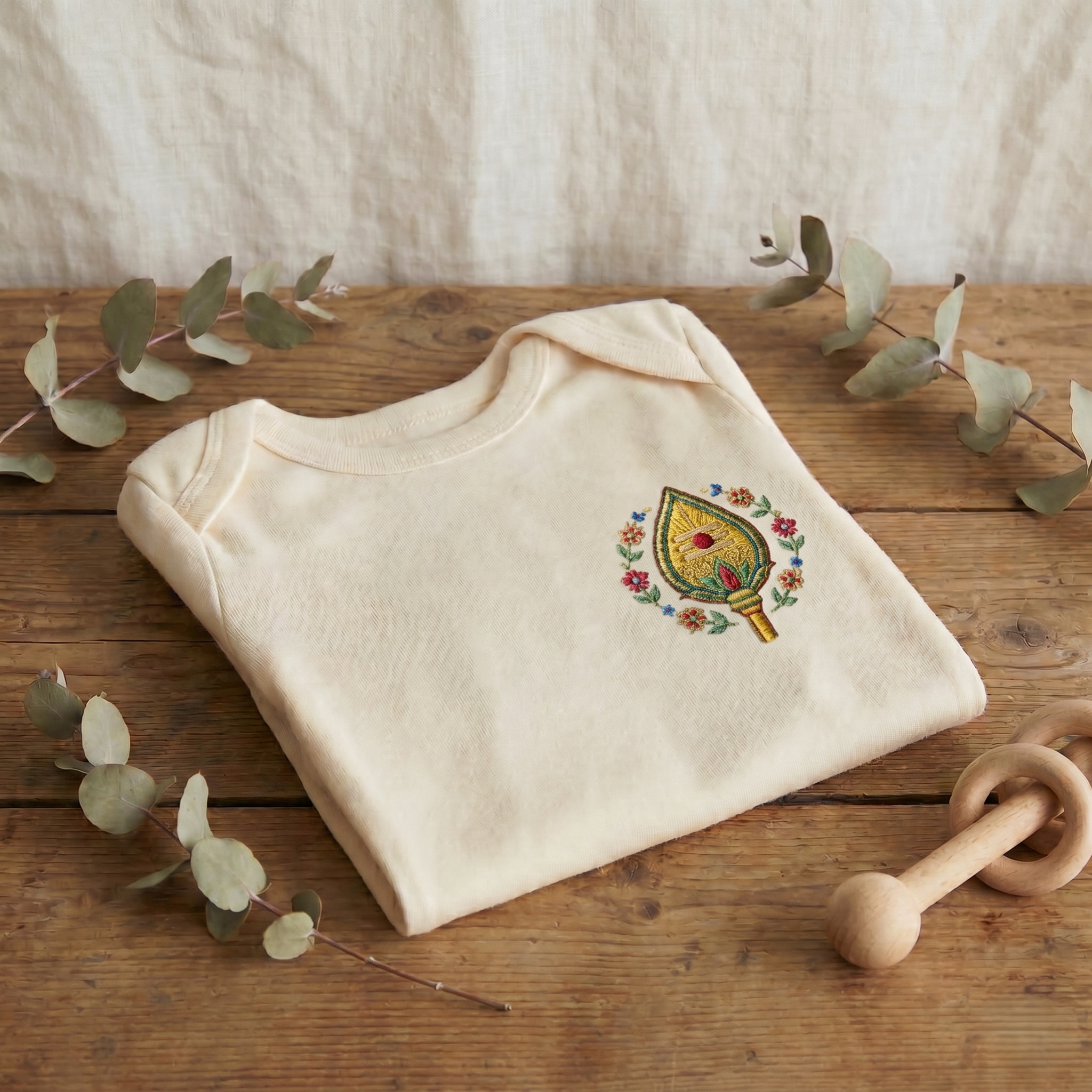 Divine Krishna Gift Set — Peacock Feather Newborn Set