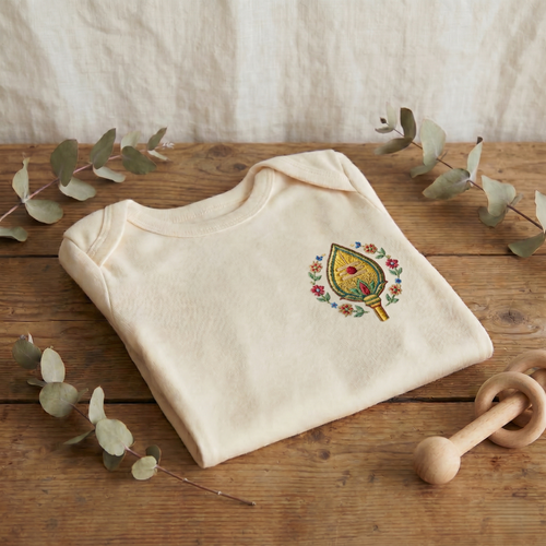 Divine Krishna Gift Set — Peacock Feather Newborn Set